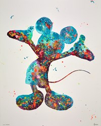 Hey Mickey by Stephen Graham - Original on Paper sized 22x28 inches. Available from Whitewall Galleries